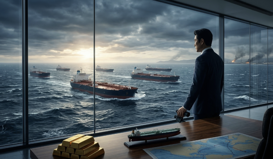 伊朗衝突衝擊石油運能，神祕韓國富豪提前布局超大型油輪大賺十倍財