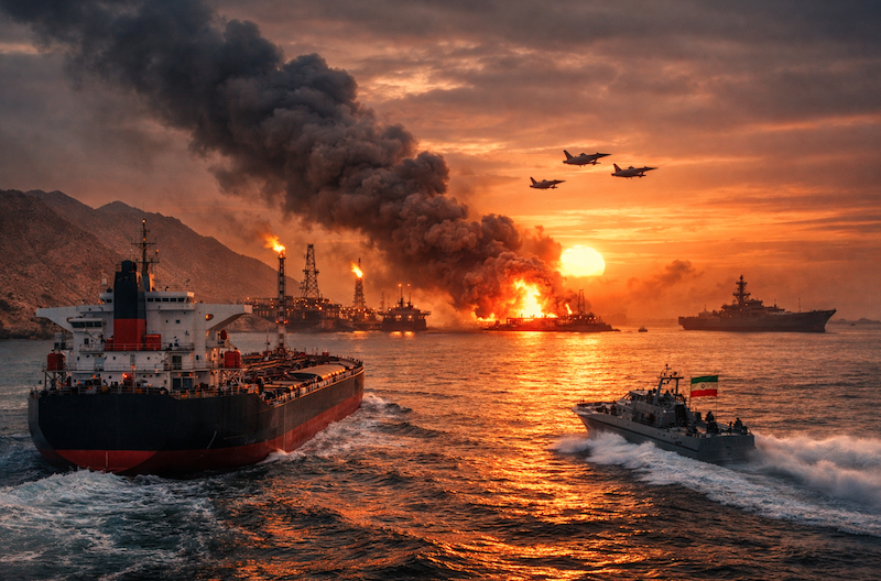 原油暴漲 80% 還會繼續嗎？伊朗石油戰爭與荷姆茲海峽風險一次看懂