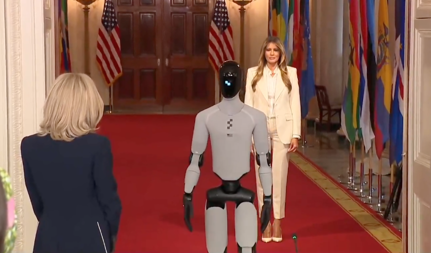 美國第一夫人攜 Figure 3 亮相白宮，AI 機器人將成未來全能教育者？