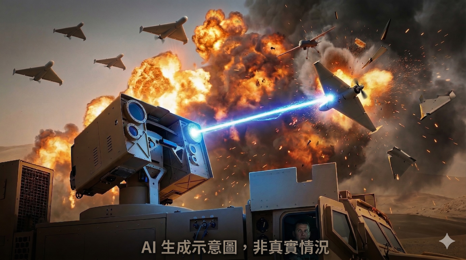 美國正評估使用 Locust「蝗蟲」雷射系統打下伊朗廉價無人機