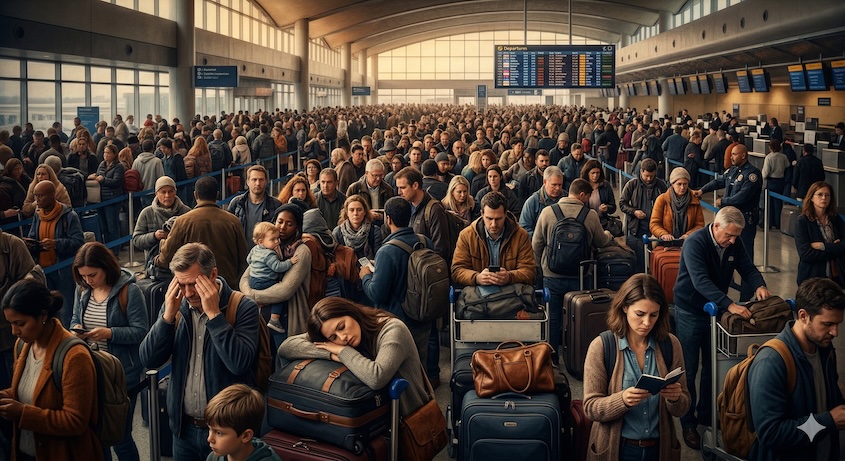 川普指派 ICE 接管部分 TSA 工作，舒緩美國機場安檢擁擠人潮