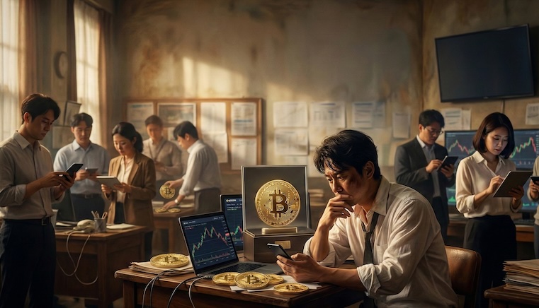 泡菜溢價回來了，韓國股市失血、散戶改買加密貨幣助長比特幣漲勢