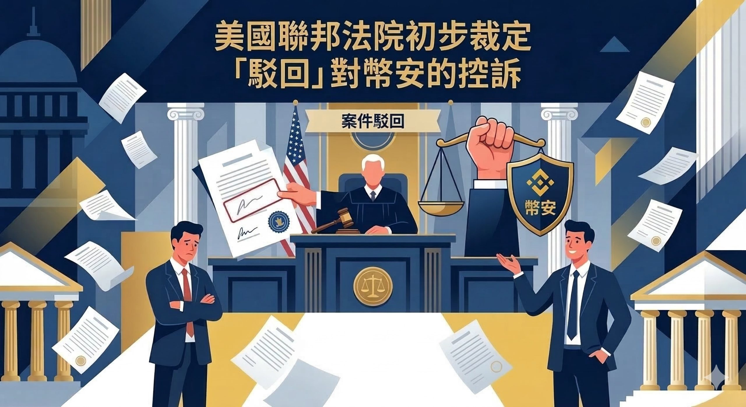 美聯邦法院初步裁定「駁回」幣安與趙長鵬涉資助恐怖主義訴訟官司
