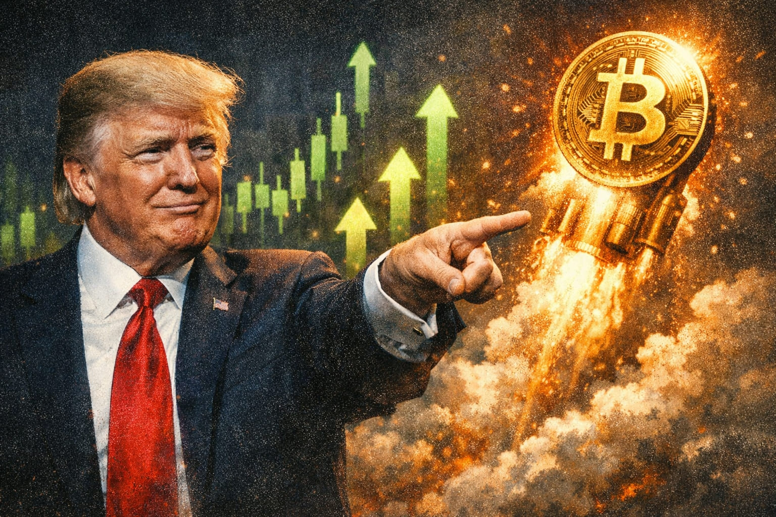 川普與伊朗談判帶動美股大漲，比特幣重回 70K，油價一度急跌 15%