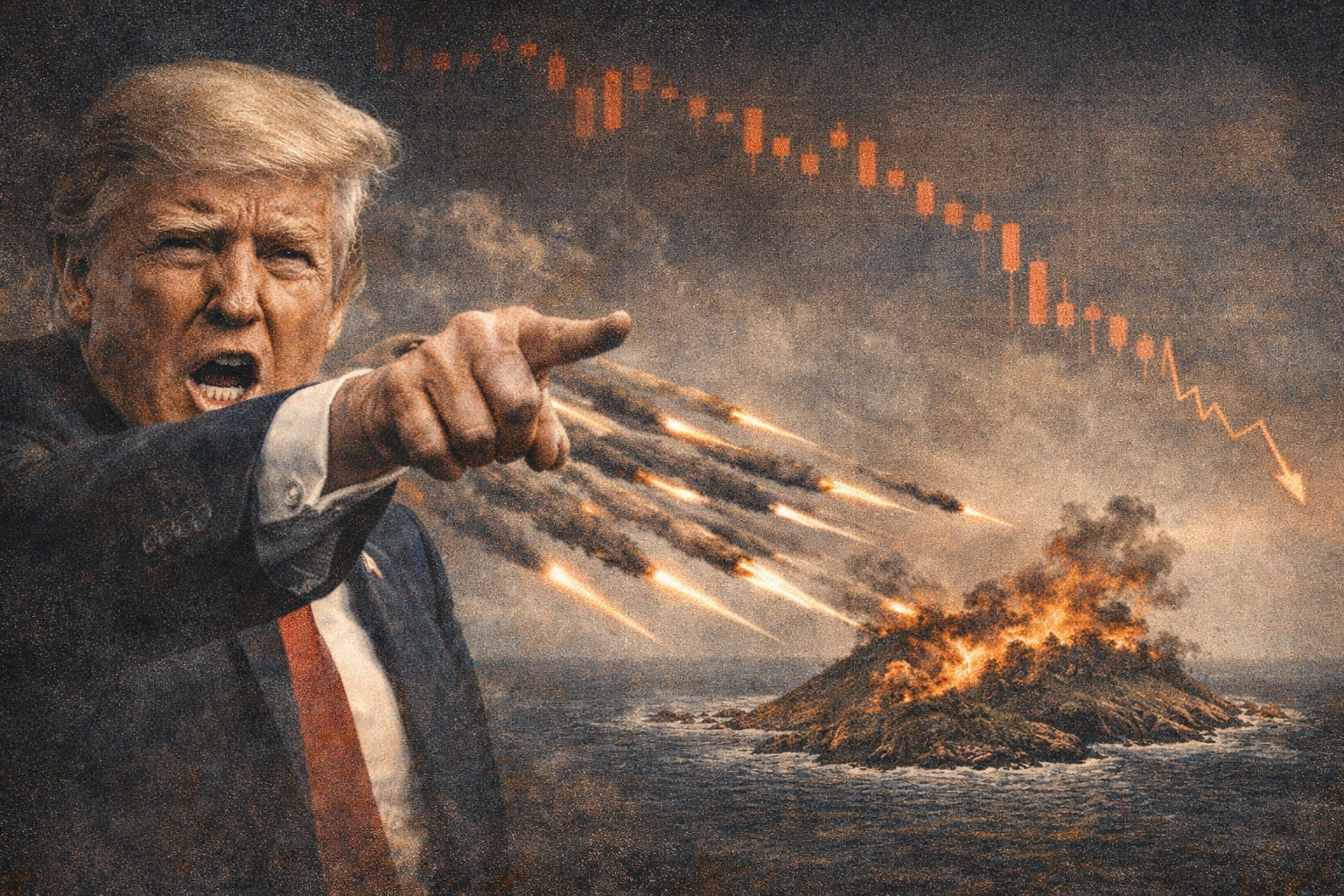 川普不排除出兵奪取伊朗石油！美股重挫帶動台股下跌、台積電失守 1800 元