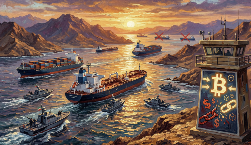 荷姆茲海峽仍受阻，伊朗要求以比特幣支付過路費