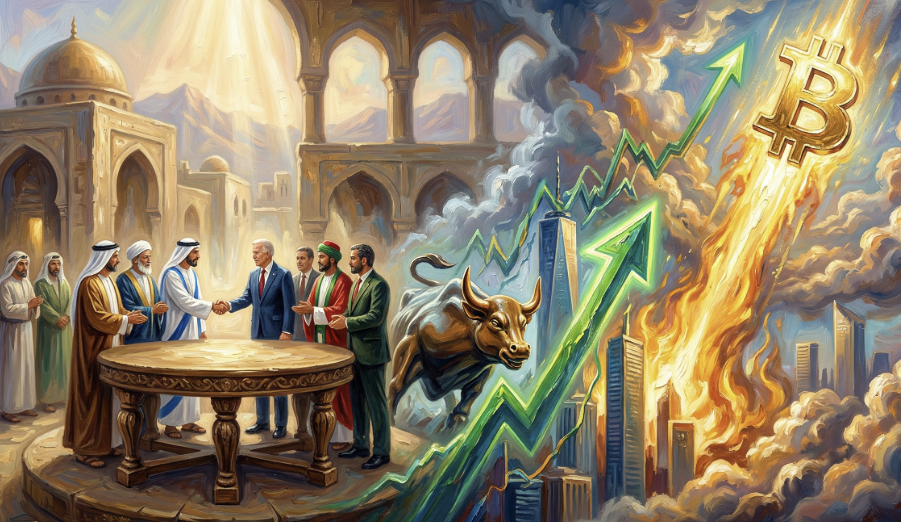 以色列同意與黎巴嫩談判，美股翻漲，比特幣一度衝高至 73K