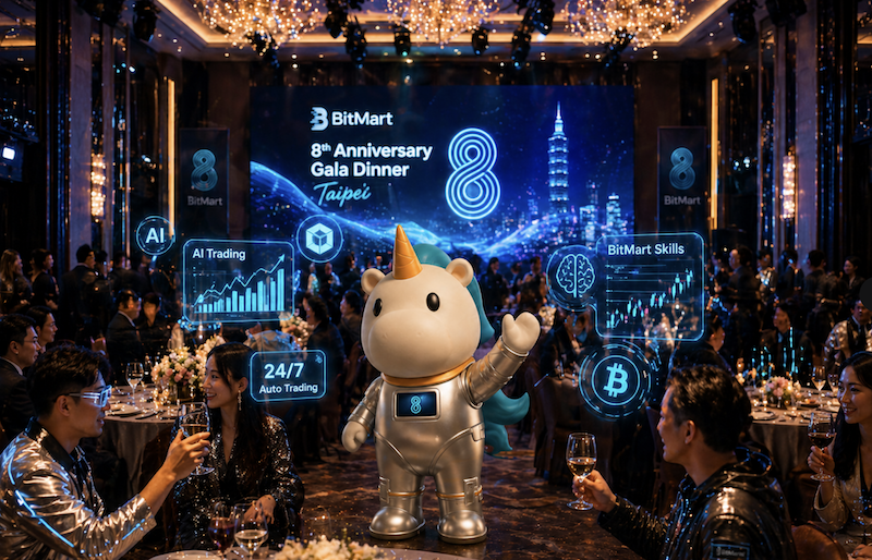 BitMart 幣市 8 週年晚宴：為台灣用戶導入 AI 自動化交易與在地化服務