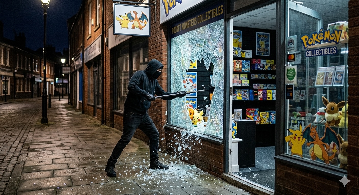 寶可夢卡牌價值飆升，英國爆發連環砸店搶劫潮