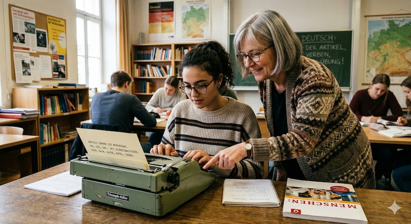 應對生成AI衝擊、老師把打字機搬回校園、讓學生找回寫作的感覺