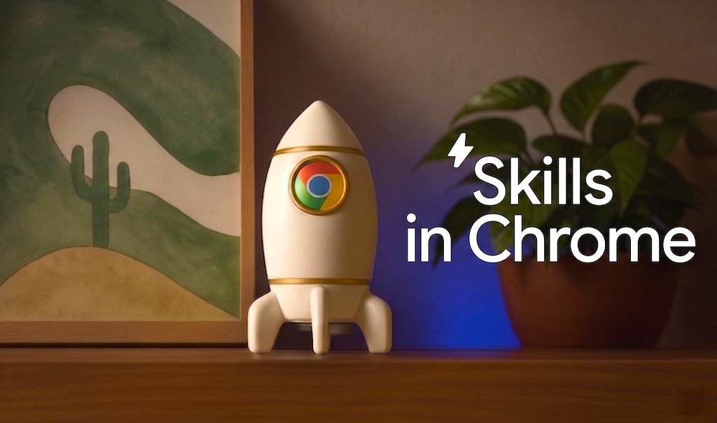 Google Chrome 新增 Skills 功能！一鍵呼叫慣用 AI 提示詞