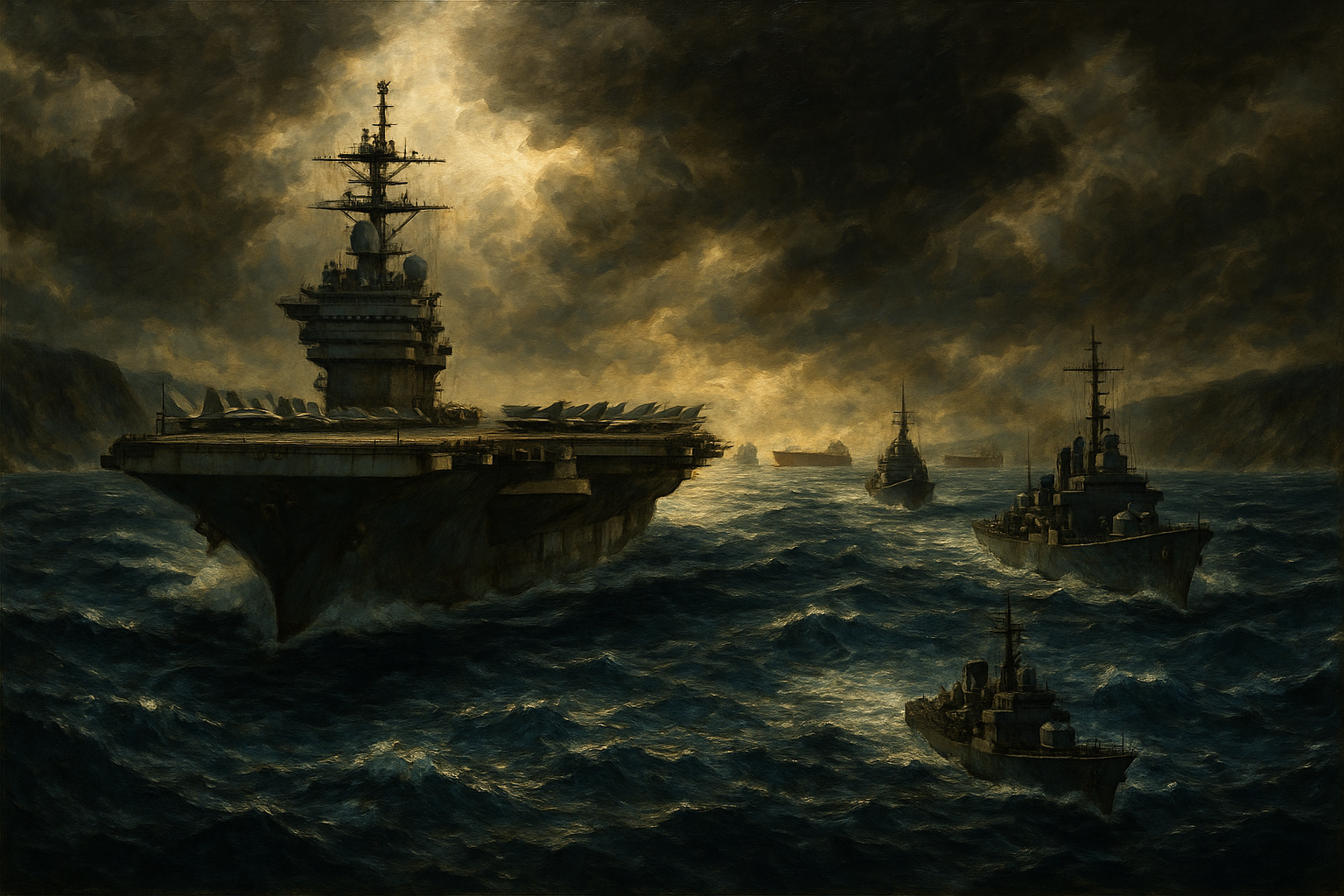 川普暗示對伊朗海上封鎖：談判破局後轉發「委內瑞拉模式」分析，兩艘航母已就位