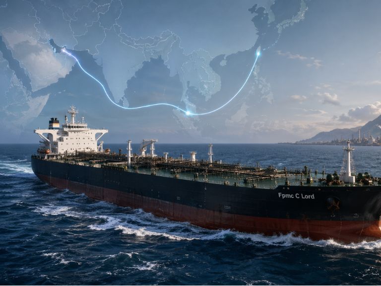 台塑「君善輪」已通過荷姆茲海峽！正載運 200 萬桶原油駛向台灣麥寮港