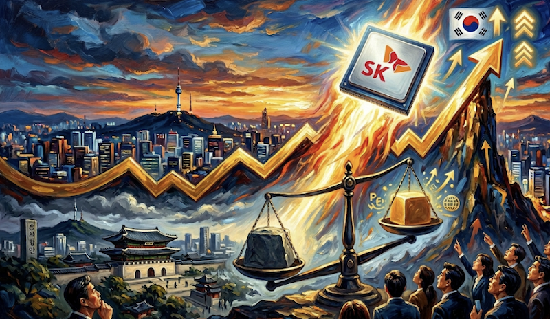 SK 海力士帶領 Kopsi 再創新高，本益比仍低於半導體同行能逆轉韓國折價嗎？