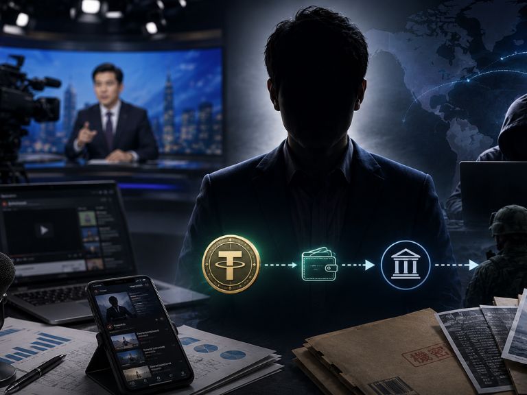 檢方偵結「馬德」共諜案：中天主播林宸佑涉收 USDT 配合境外勢力並涉洗錢