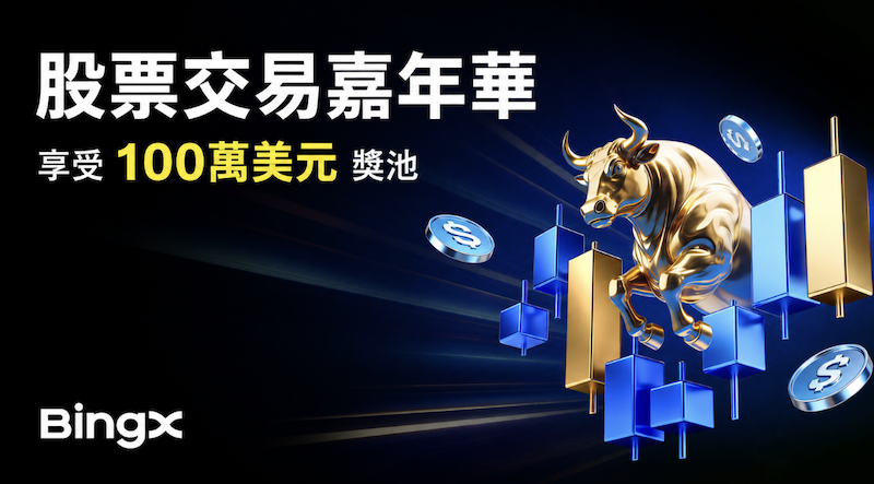 BingX 推出百萬美元股票交易嘉年華，拓展全球股票市場投資機會