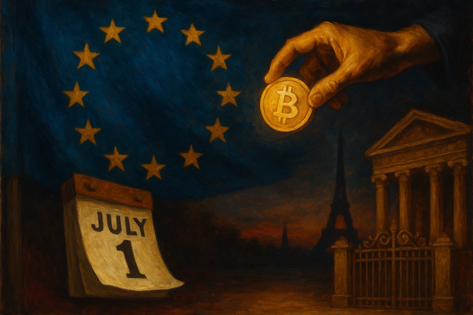 Binance 通知歐盟用戶將停止服務，下站 MiCA 轉攻法國