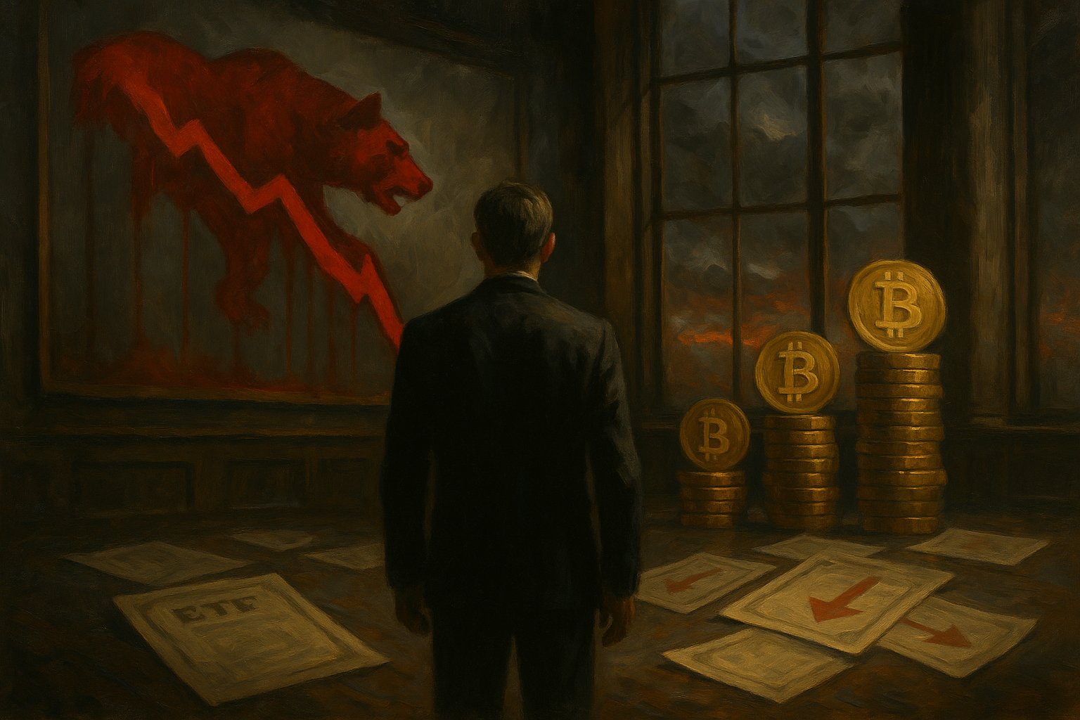 IBIT 平均投資人虧損 40%，BTC ETF 創第二差週流出 17.9 億