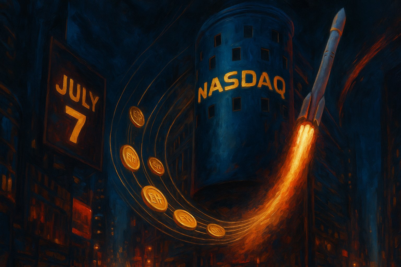 SpaceX 進 Nasdaq-100：7/7 生效，估觸發 $10B 被動買盤