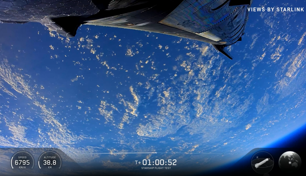 Starship第13次試飛成功，20顆V3衛星布署推進馬斯克太空AI願景