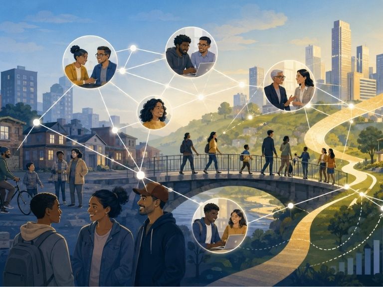 論文研究 210 億筆 Facebook 友誼：社會資本如何產生階級流動