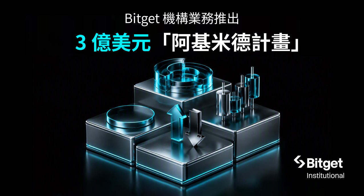 Bitget 機構業務推出 3 億美元「阿基米德計劃」全力支持量化機構與資產管理公司