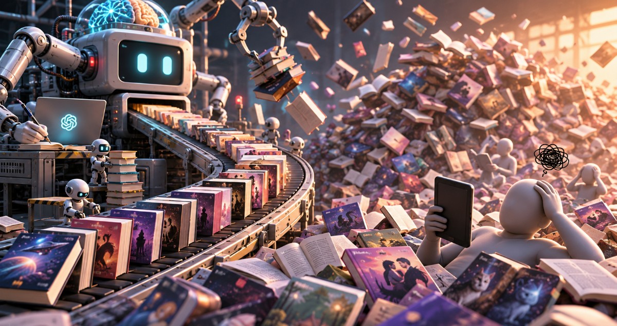 AI「垃圾書」正在攻佔暢銷榜？a16z：含 AI 文字書籍已吃下近 40% 銷量
