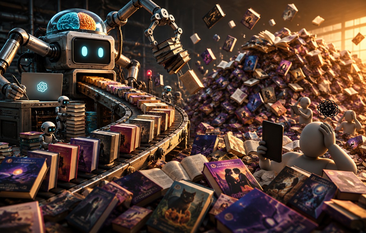 AI「垃圾書」正在攻佔暢銷榜？a16z：含 AI 文字書籍已吃下近 40% 銷量