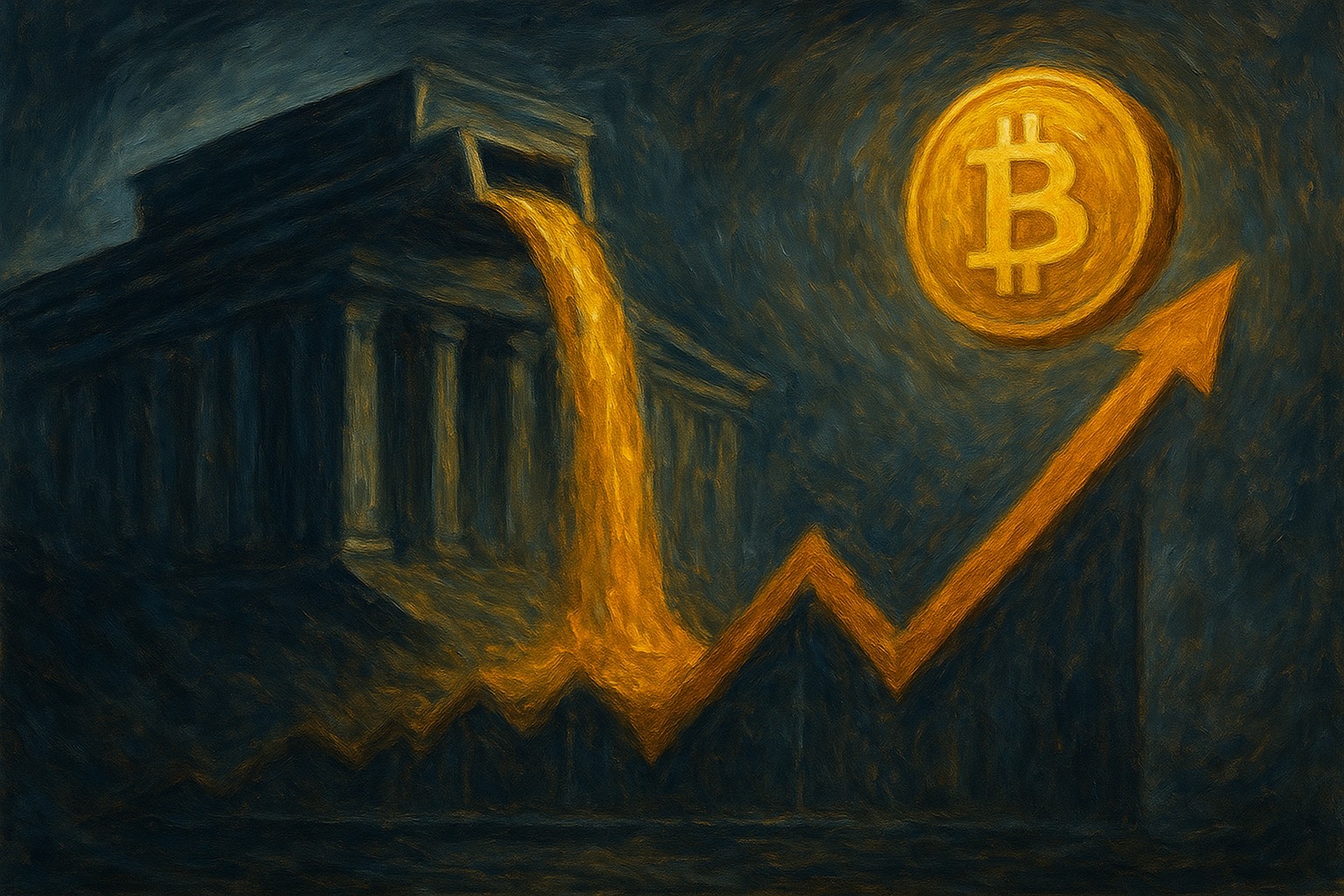 美財政部加倍回購撐債市，比特幣聞訊漲逾 5% 破 68K