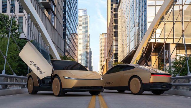 特斯拉金色無人計程車 Cybercab 正式上路！TSLA 大漲逾 5%
