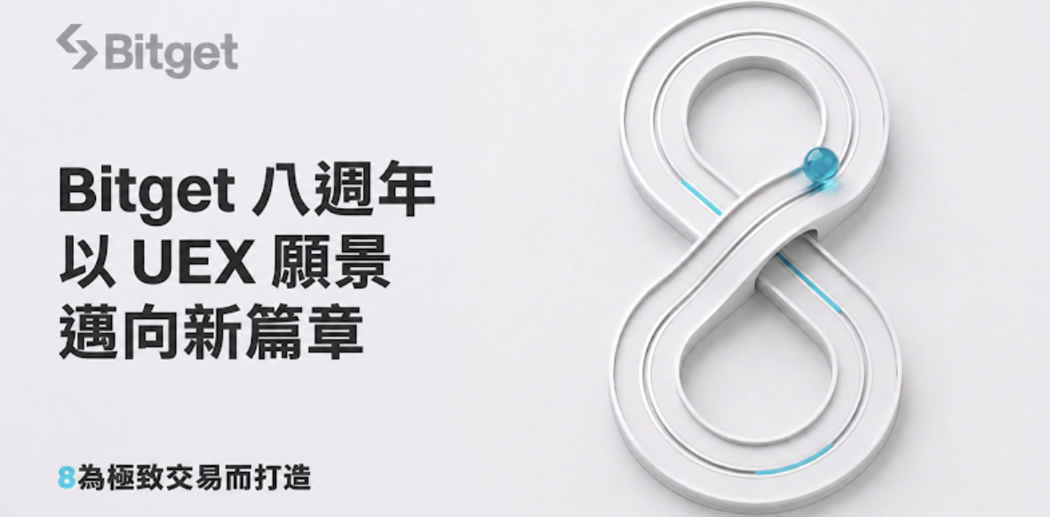 Bitget 八週年：以 UEX 串聯多元市場，追求交易極致主義