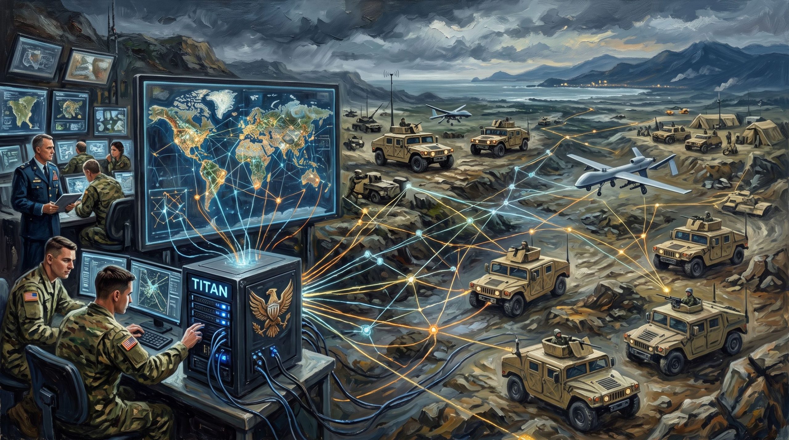 Palantir 奪美軍 TITAN 合約：AI 戰場大腦如何牽動台廠供應鏈？