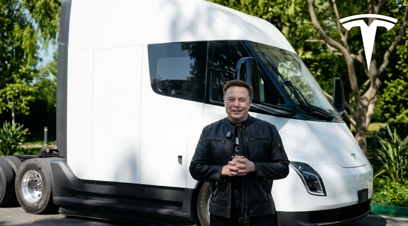 特斯拉發表純電卡車Tesla Semi、主打輕鬆長途運輸、兆瓦級充電