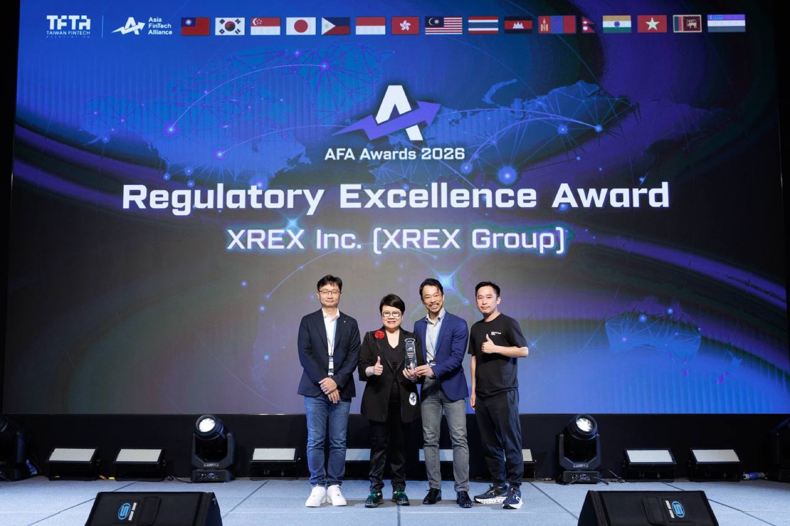 AFA Awards 2026 得獎名單：XREX 為唯一台灣得主