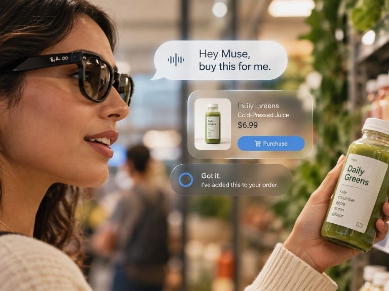 Meta 把 Muse 放進 AI 眼鏡：眼睛看到商品，直接叫 AI 幫你買